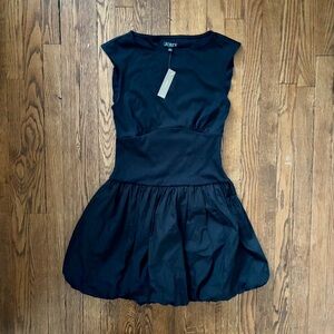 J. Crew Black Bubble Dress Small